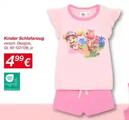 KiK Kinder Schlafanzug Angebot