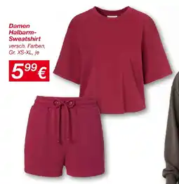 KiK Damen Halbarm- Sweatshirt Angebot