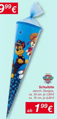 KiK Schultüte PAW PATROL Angebot