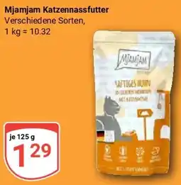 Globus Mjamjam Katzennassfutter Angebot