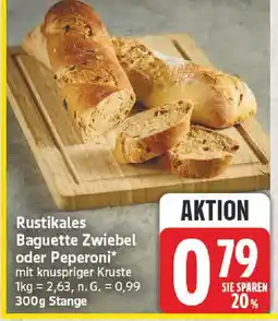 NP Discount Rustikales Baguette Zwiebel oder Peperoni Angebot