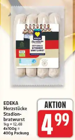 NP Discount EDEKA Herzstücke Stadionbratwurst Angebot