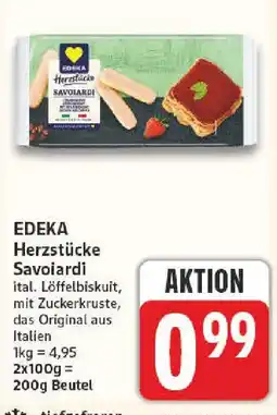 NP Discount EDEKA Herzstücke Savoiardi Angebot