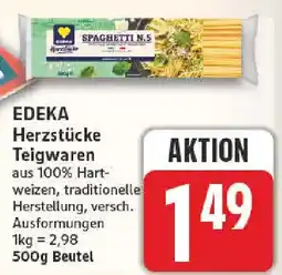 NP Discount EDEKA Herzstücke Teigwaren Angebot