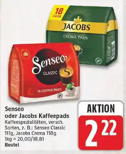 NP Discount Senseo oder Jacobs Kaffeepads Angebot