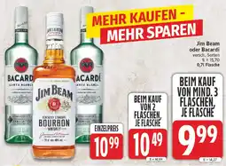 NP Discount Jim Beam oder Bacardi Angebot