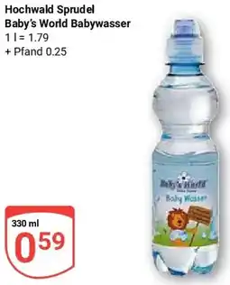 Globus Hochwald Sprudel Baby's World Babywasser Angebot