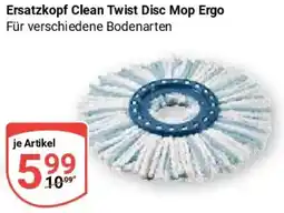 Globus LEIFHEIT Ersatzkopf Clean Twist Disc Mop Ergo Angebot