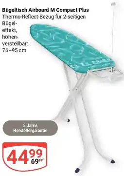 Globus LEIFHEIT Bügeltisch Airboard M Compact Plus Angebot