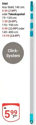 Globus LEIFHEIT Stiel oder Teleskopstiel Angebot