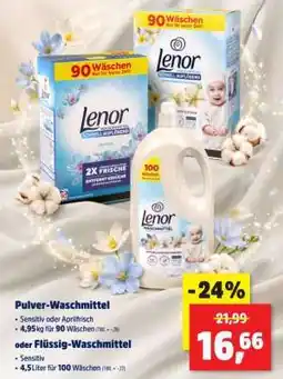 Thomas Philipps Lenor Waschmittel Angebot