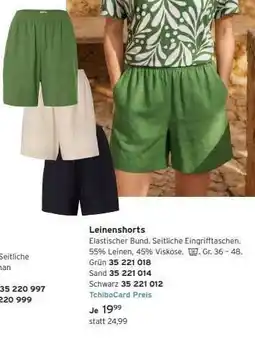 Tchibo Leinenshorts Angebot