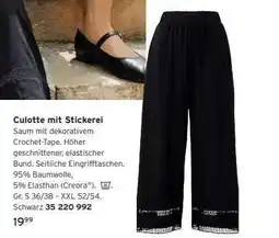 Tchibo Culotte mit Stickerei Angebot