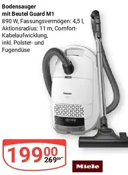 Globus Miele Bodensauger mit Beutel Guard M1 Angebot
