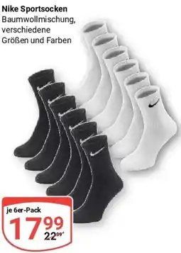 Globus Nike Sportsocken Angebot
