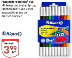 Globus Pelikan Fasermaler colorella duo Angebot