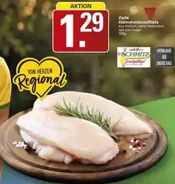 WEZ SCHMITZ Zarte Hähnchenbrustfilets Angebot