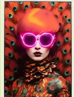 Möbel Inhofer Kare-Design LED-Bild Red Lady Angebot