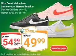 Globus Nike Court Vision Low Damen oder Herren-Sneaker Angebot
