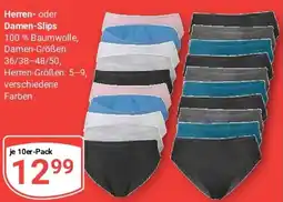 Globus Herren oder Damen-Slips Angebot