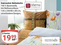 Globus Biberna Seersucker-Bettwäsche Angebot