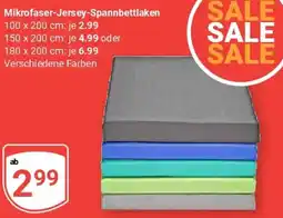 Globus Mikrofaser Jersey-Spannbettlaken Angebot