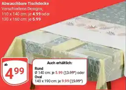 Globus Abwaschbare Tischdecke Angebot