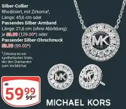 Globus MICHAEL KORS Silber-Collier oder Passendes Silber-Armband Angebot