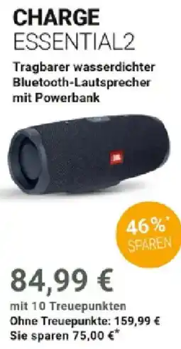 Globus JBL Charge essential2 Tragbarer wasserdichter Bluetooth-Lautsprecher mit Powerbank Angebot