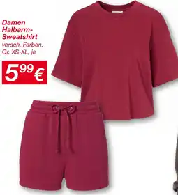 KiK Damen halbarm-sweatshirt Angebot