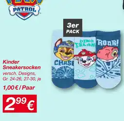 KiK Paw patrol kinder sneakersocken Angebot