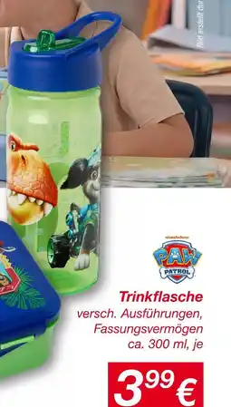 KiK Paw patrol trinkflasche Angebot