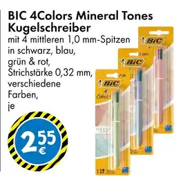 TEDi Bic 4colors mineral tones kugelschreiber Angebot