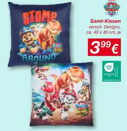 KiK Samt-kissen Angebot