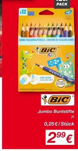KiK Bic jumbo buntstifte Angebot