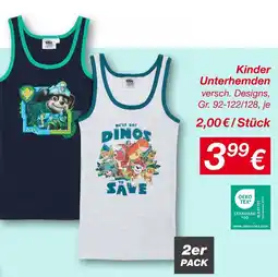 KiK Kinder unterhemden Angebot