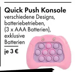 TEDi Quick push konsole Angebot