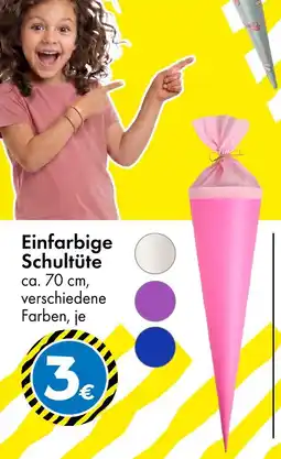 TEDi Einfarbige schultüte Angebot