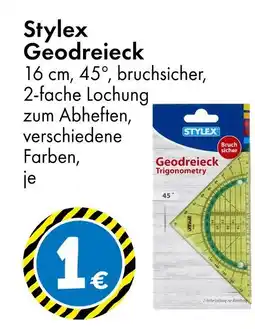 TEDi Stylex geodreieck Angebot