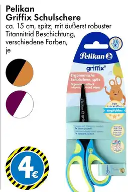 TEDi Pelikan griffix schulschere Angebot