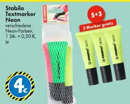 TEDi Stabilo textmarker neon Angebot