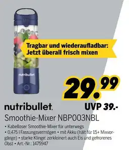 MEDIMAX Nutribullet smoothie-mixer nbp003nbl Angebot
