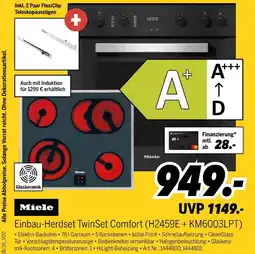 MEDIMAX Miele einbau-herdset twinset comfort (h2459e + km6003lpt) Angebot
