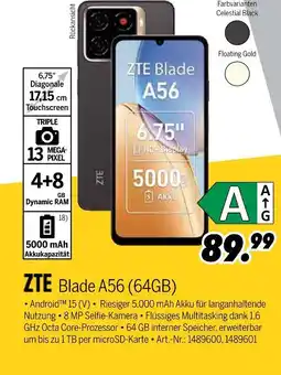 MEDIMAX Blade a56 (64gb) Angebot