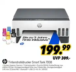 MEDIMAX Hp tintenstrahldrucker smart tank 7008 Angebot
