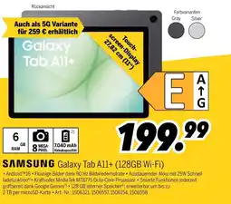 MEDIMAX Galaxy tab a11+ (128gb wi-fi) Angebot