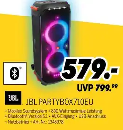 MEDIMAX Jbl partybox710eu Angebot