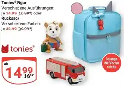 Globus Tonies Figur oder Rucksack Angebot