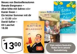 Globus Neues von Bestsellerautoren Renate Bergmann - Aber bitte mit Sahne oder Karen Swan Angebot