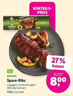 Denns BioMarkt BIOLUST Spare-Ribs Angebot